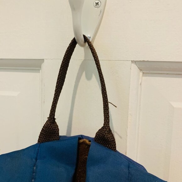 AMERICAN CAMPER - Vtg 60s-70s Leather Bottom Outdoors Hiking Day Trip Backpack - Picture 14 of 16